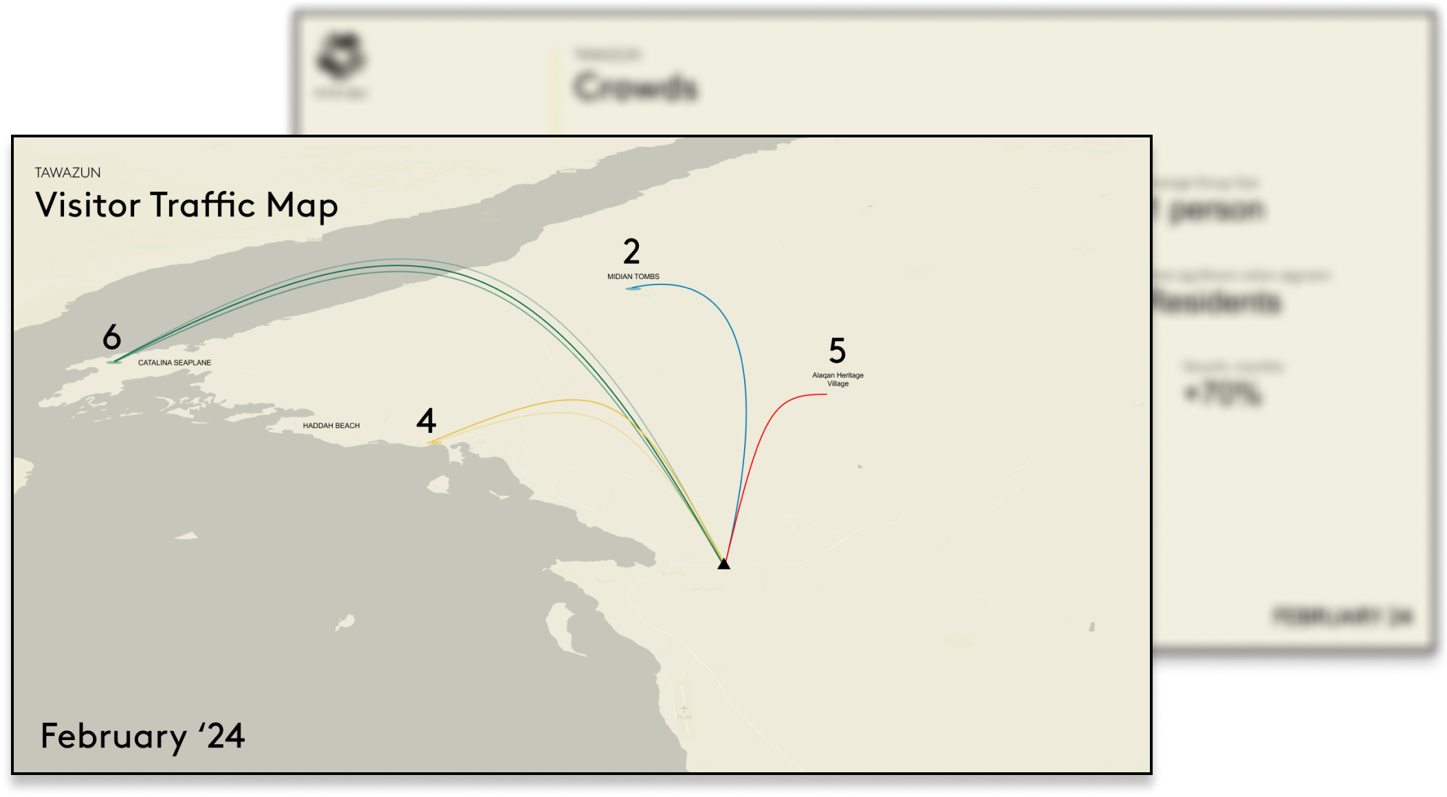 Visitor Traffic Map